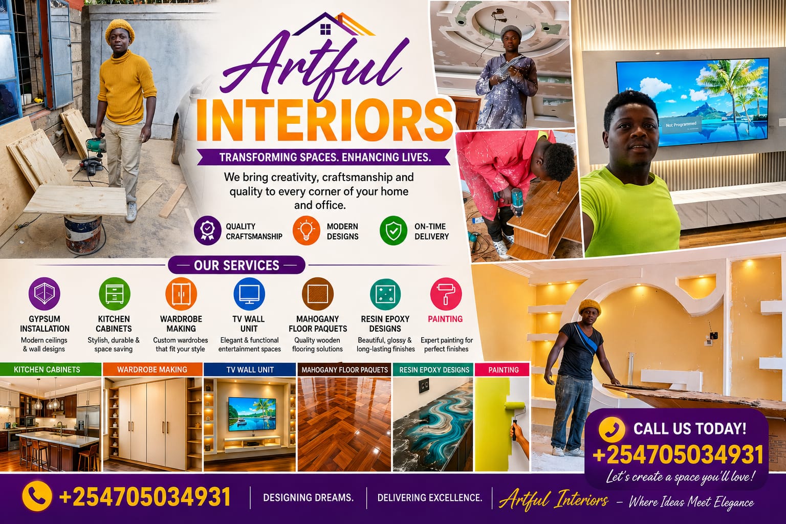 Artful interiors