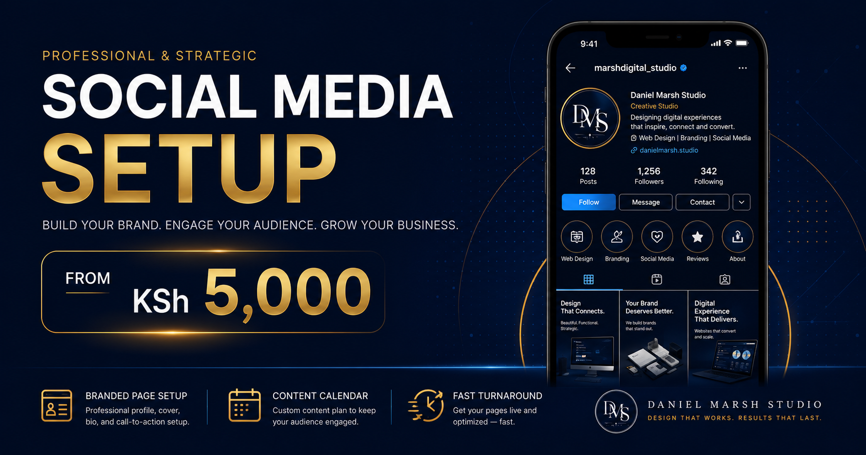 Social Media Setup & Content