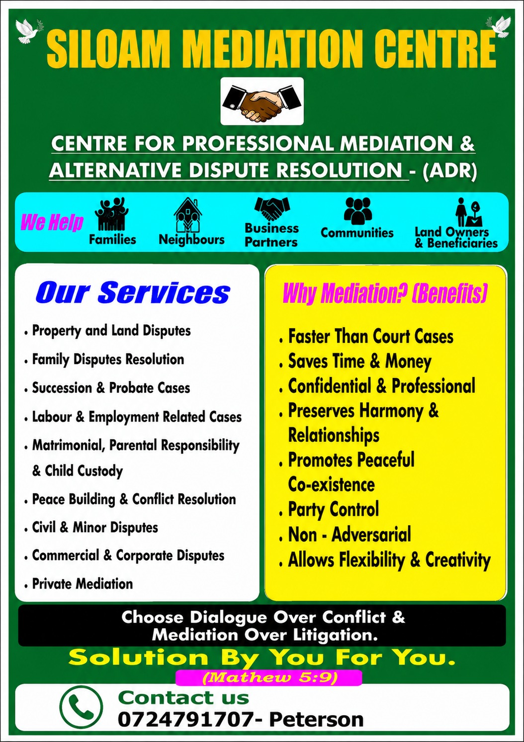 Siloam Mediation Centre