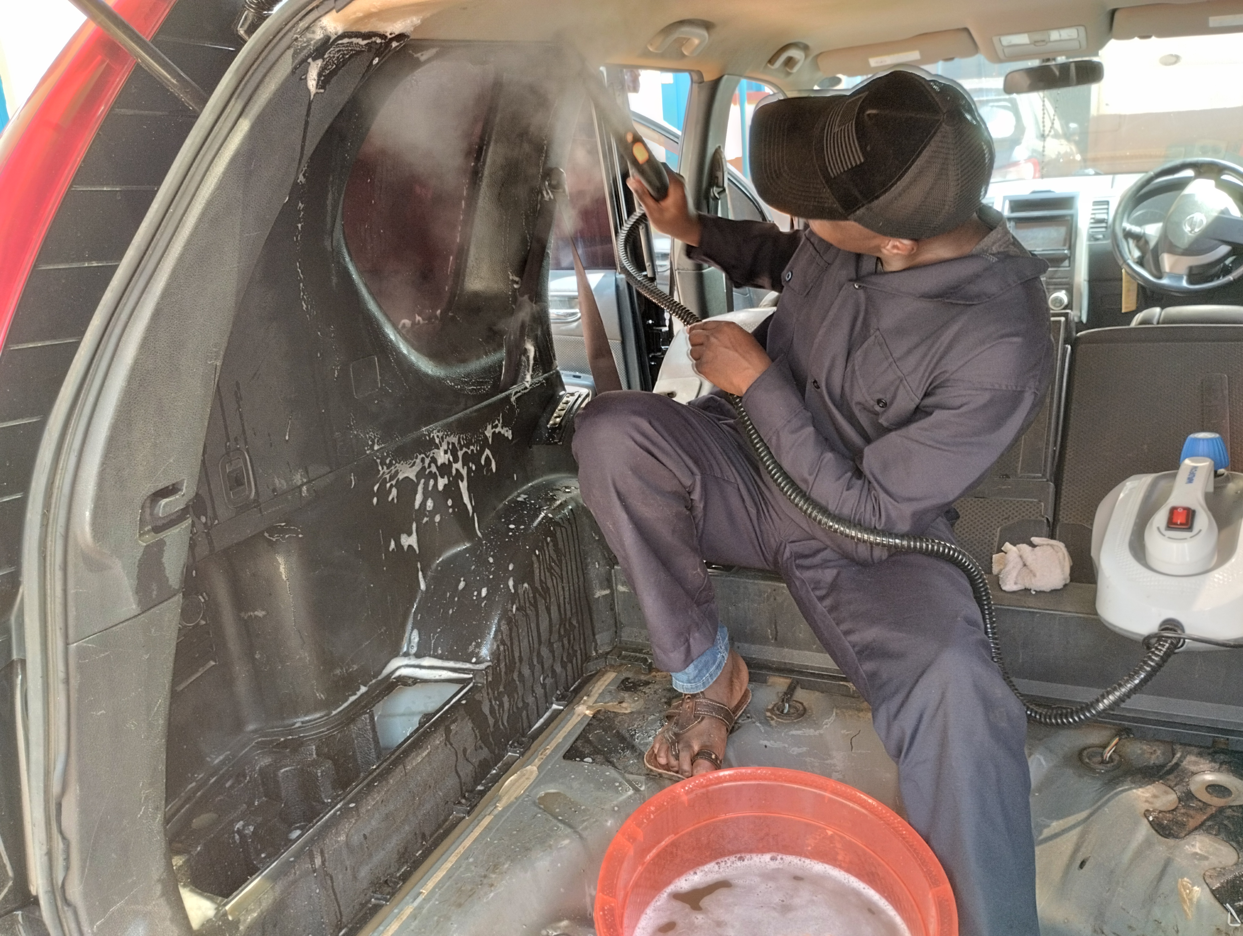 Vehicle Interior Cleaning