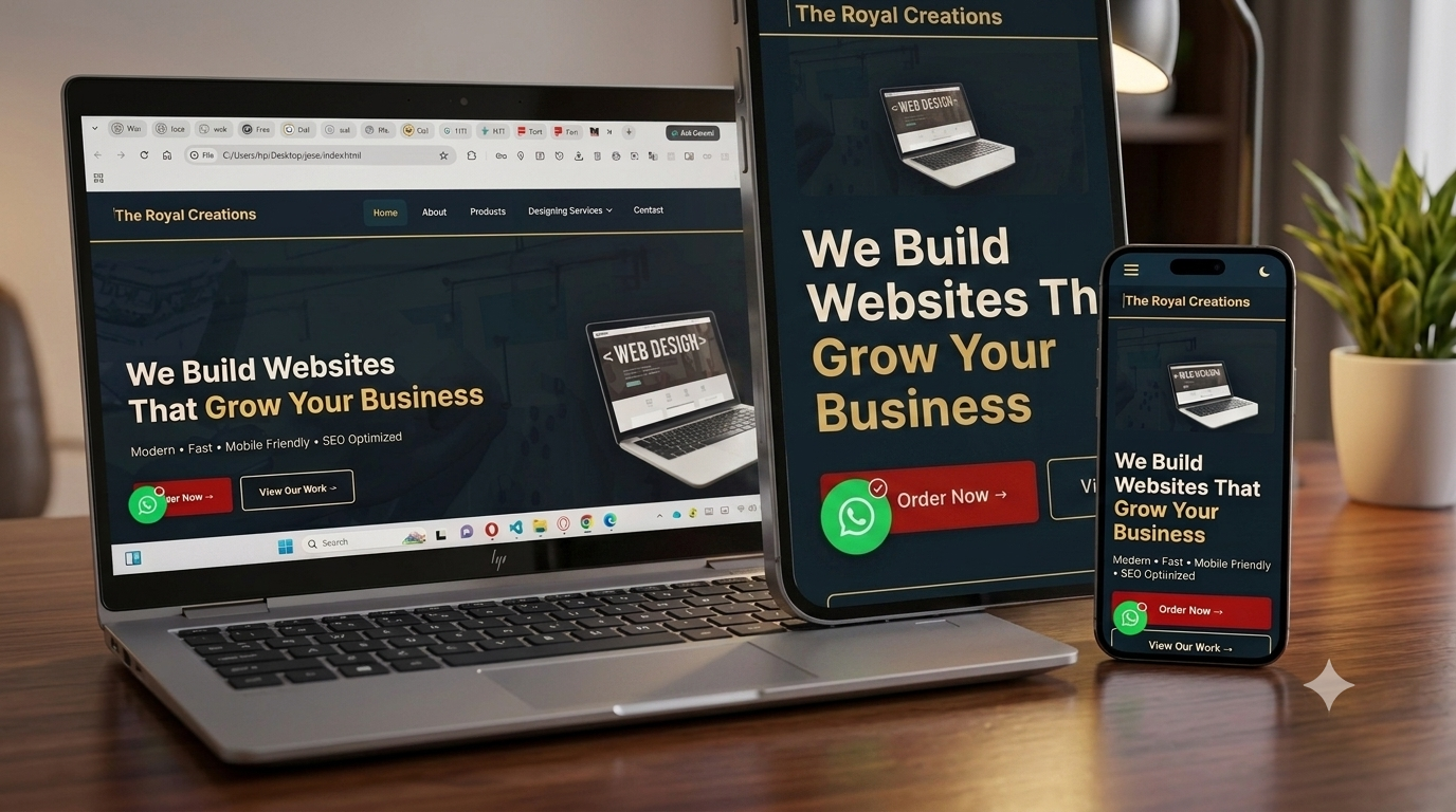 Website designing & development