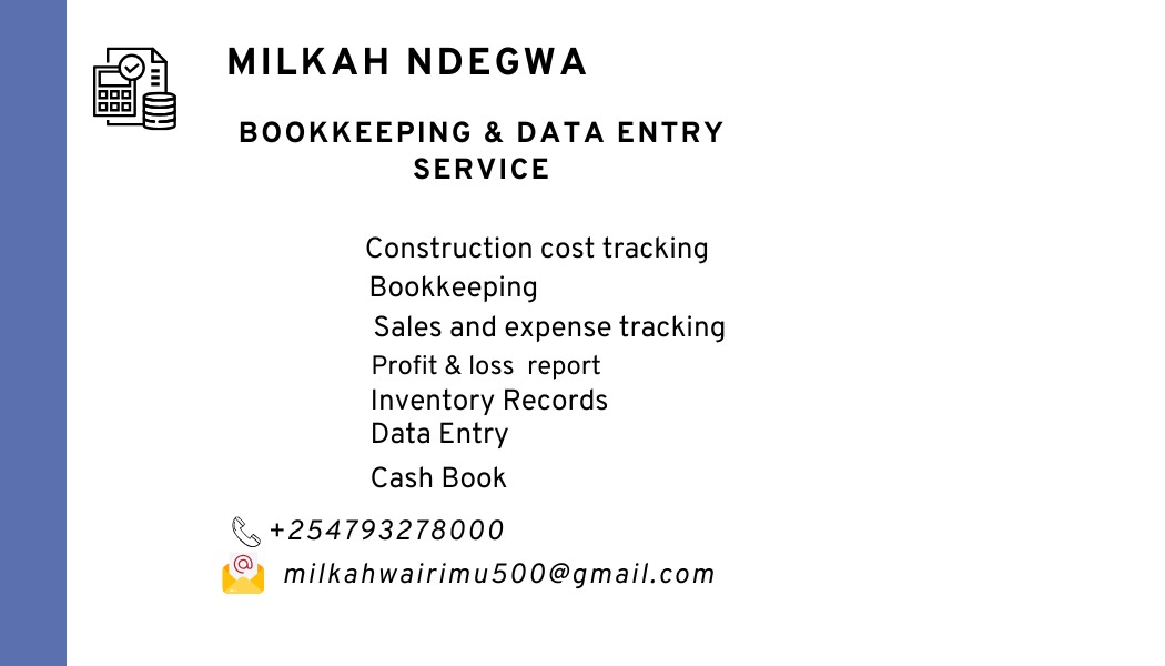 Book keeping services