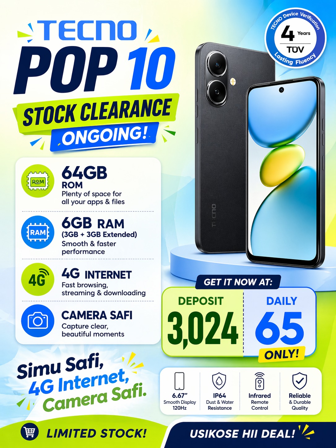 Tecno pop 10
