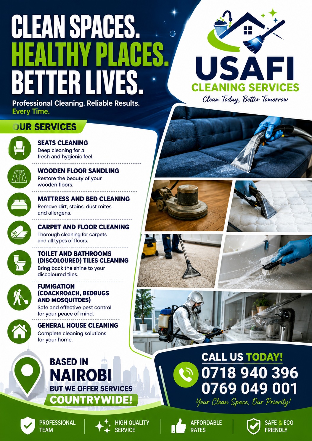 Fumigation and Cleaning services